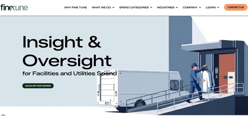 Fine Tune website after the 2026 rebrand.